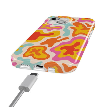 Tropical Color Splash | Abstract Retro Case