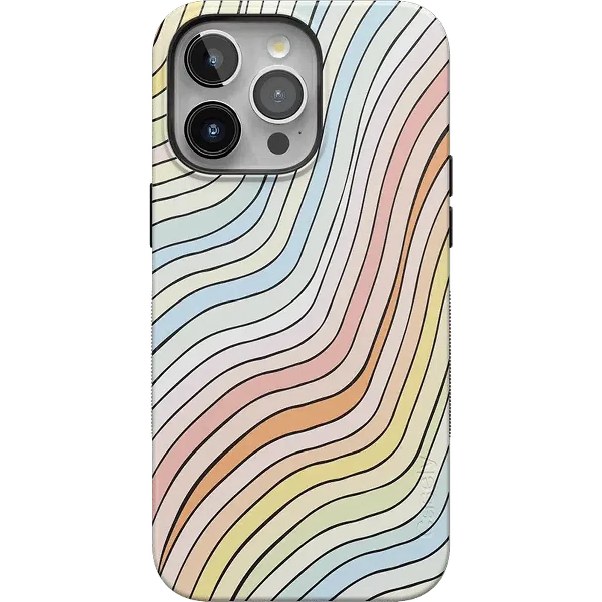 Ride The Wave | Pastel Rainbow Lined Case