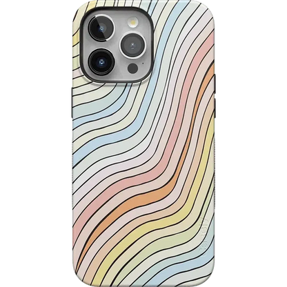 Ride The Wave | Pastel Rainbow Lined Case
