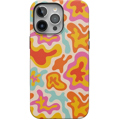 Tropical Color Splash | Abstract Retro Case