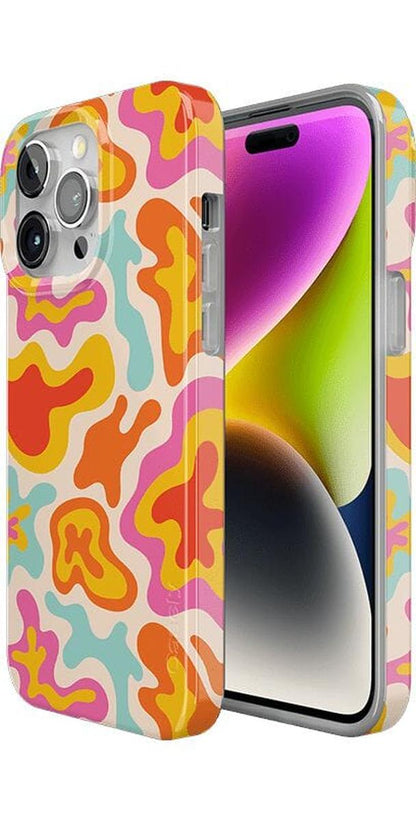 Tropical Color Splash | Abstract Retro Case