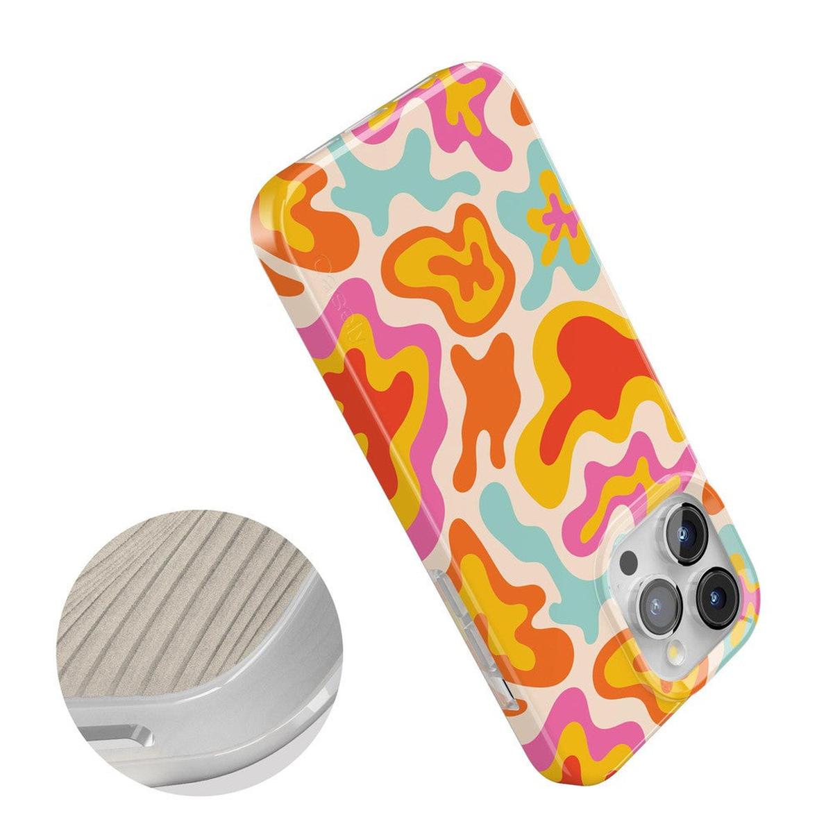 Tropical Color Splash | Abstract Retro Case