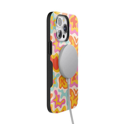 Tropical Color Splash | Abstract Retro Case