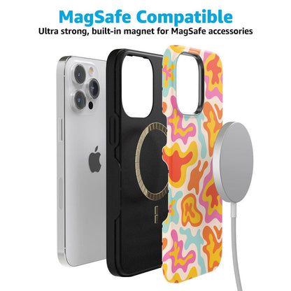 Tropical Color Splash | Abstract Retro Case