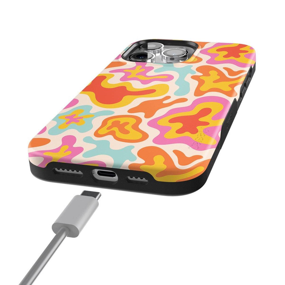 Tropical Color Splash | Abstract Retro Case