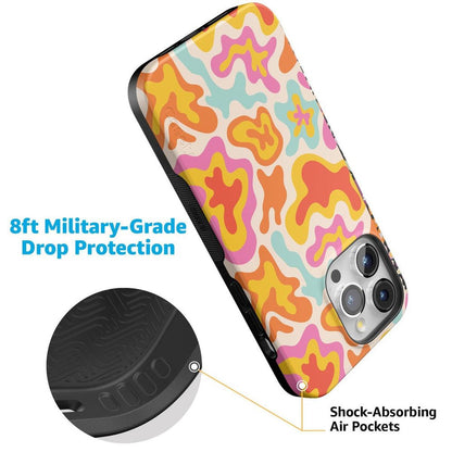 Tropical Color Splash | Abstract Retro Case