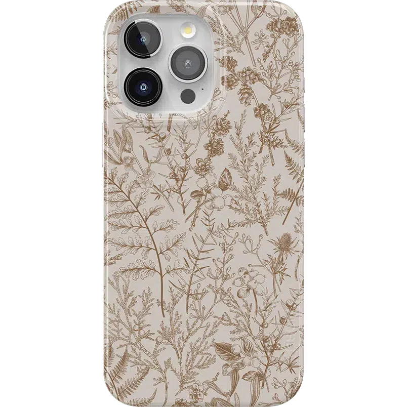 Beige Garden | Neutral Floral Case