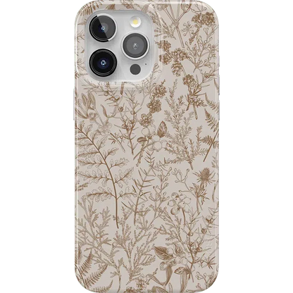 Beige Garden | Neutral Floral Case