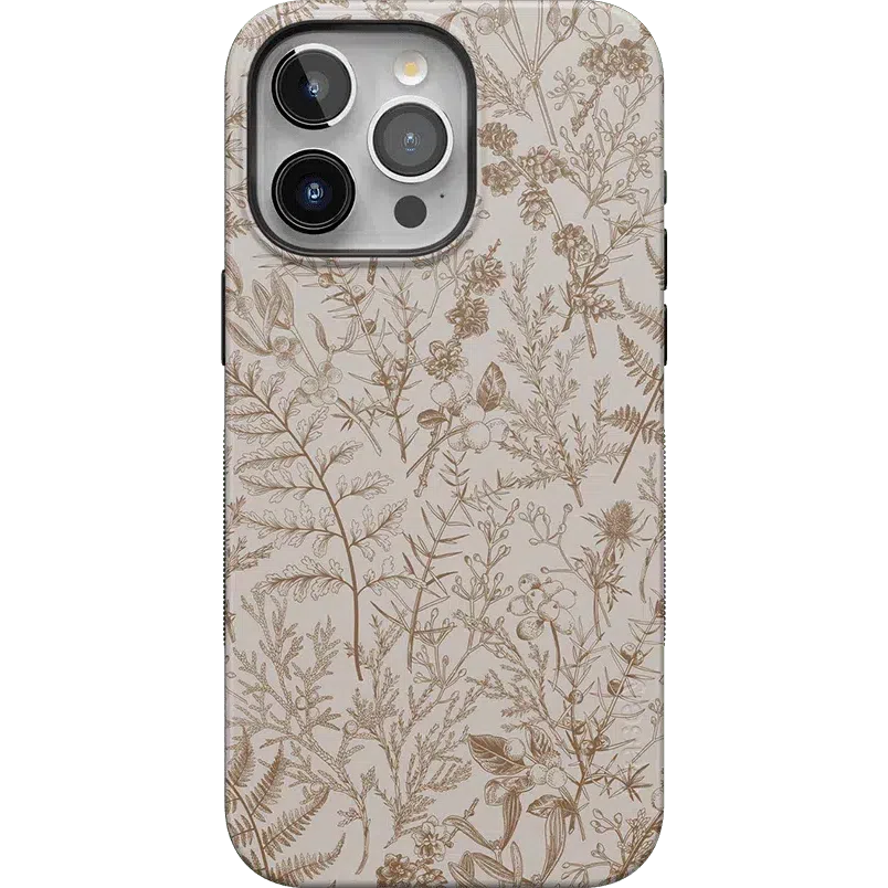 Beige Garden | Neutral Floral Case