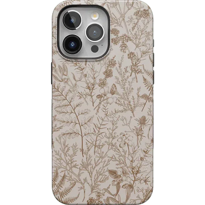 Beige Garden | Neutral Floral Case