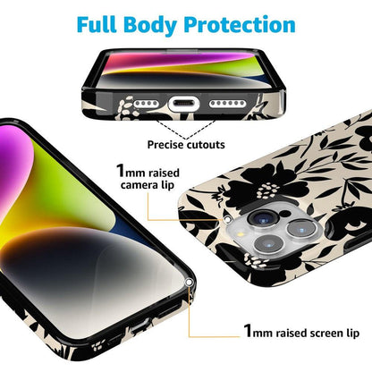 Dark Fantasy | Contrast Floral Case