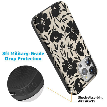 Dark Fantasy | Contrast Floral Case