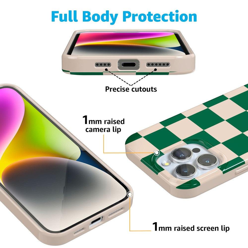 Fit Check | Green Checkerboard Case