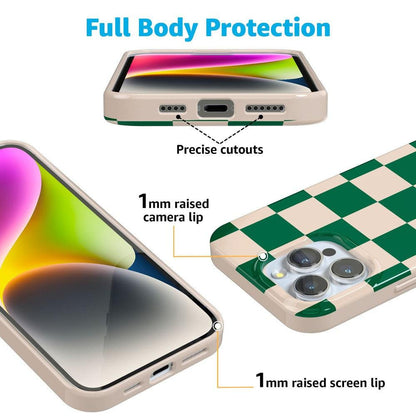 Fit Check | Green Checkerboard Case