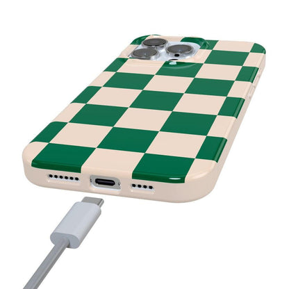 Fit Check | Green Checkerboard Case