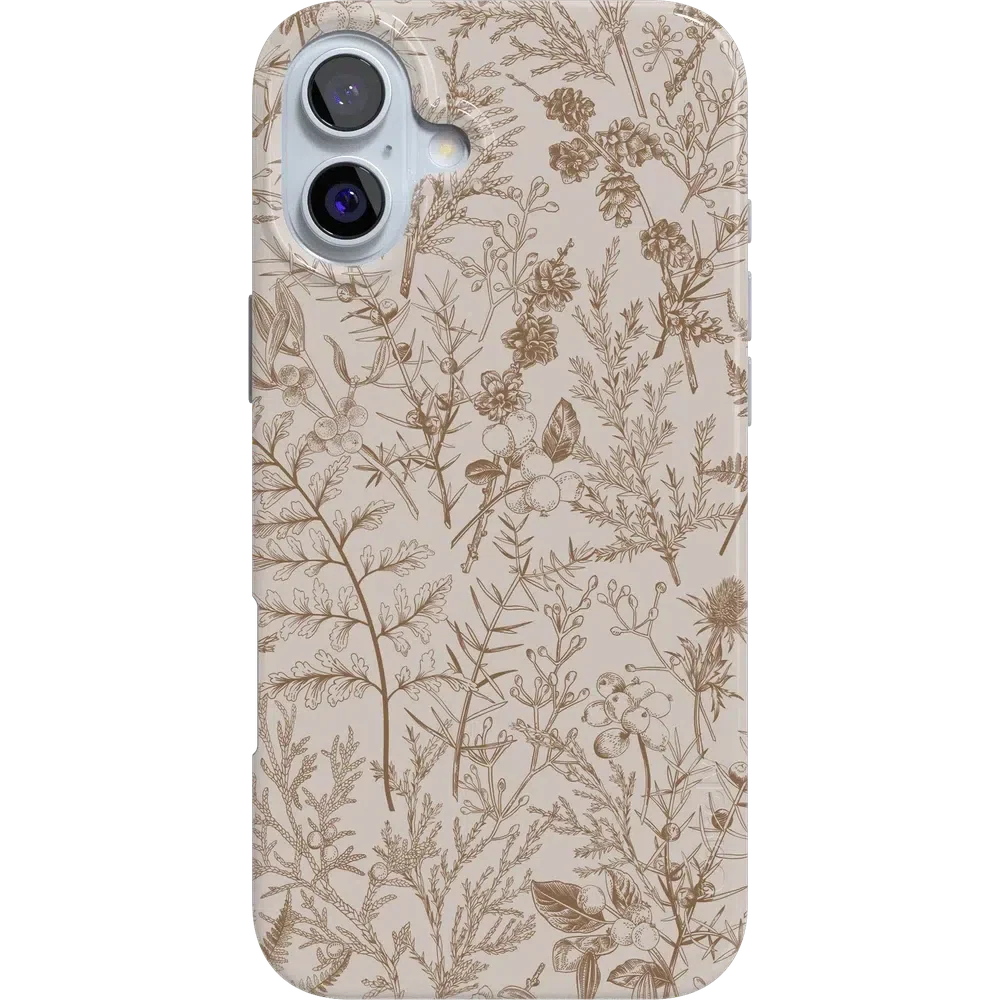 Beige Garden | Neutral Floral Case