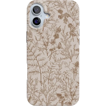 Beige Garden | Neutral Floral Case