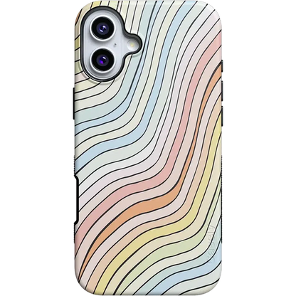 Ride The Wave | Pastel Rainbow Lined Case