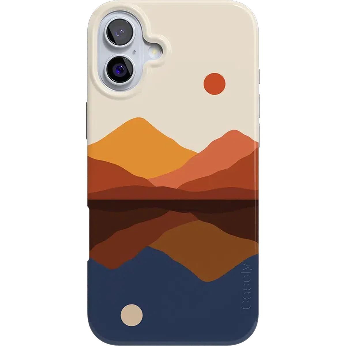 Opposites Attract | Day & Night Colorblock Mountains Case