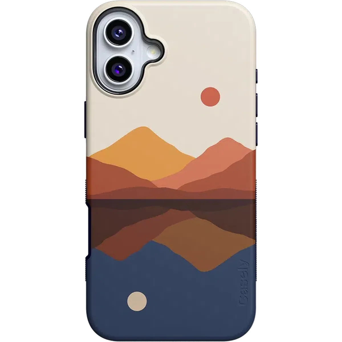 Opposites Attract | Day & Night Colorblock Mountains Case
