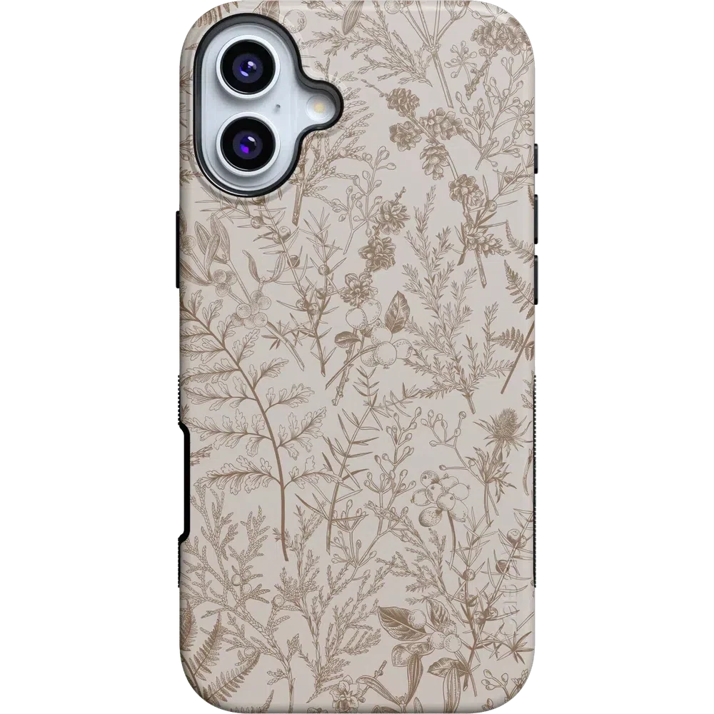 Beige Garden | Neutral Floral Case