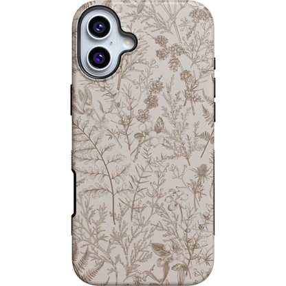 Beige Garden | Neutral Floral Case