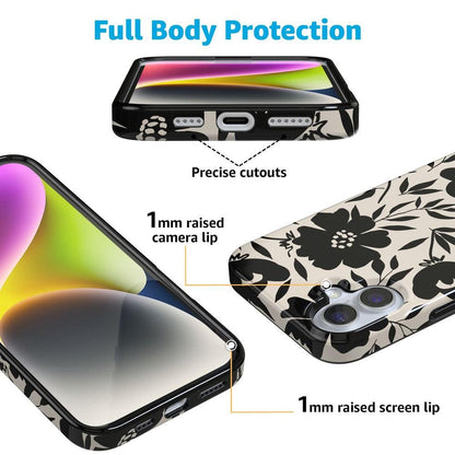 Dark Fantasy | Contrast Floral Case