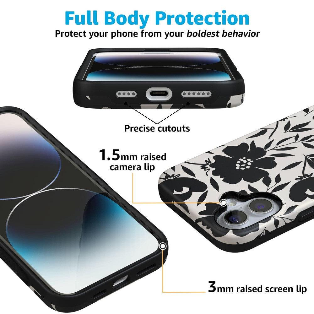 Dark Fantasy | Contrast Floral Case