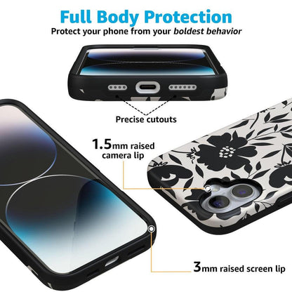 Dark Fantasy | Contrast Floral Case