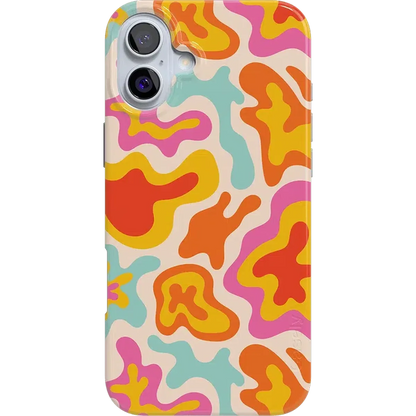 Tropical Color Splash | Abstract Retro Case