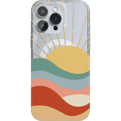 Here Comes the Sun | Colorblock Sunset Case