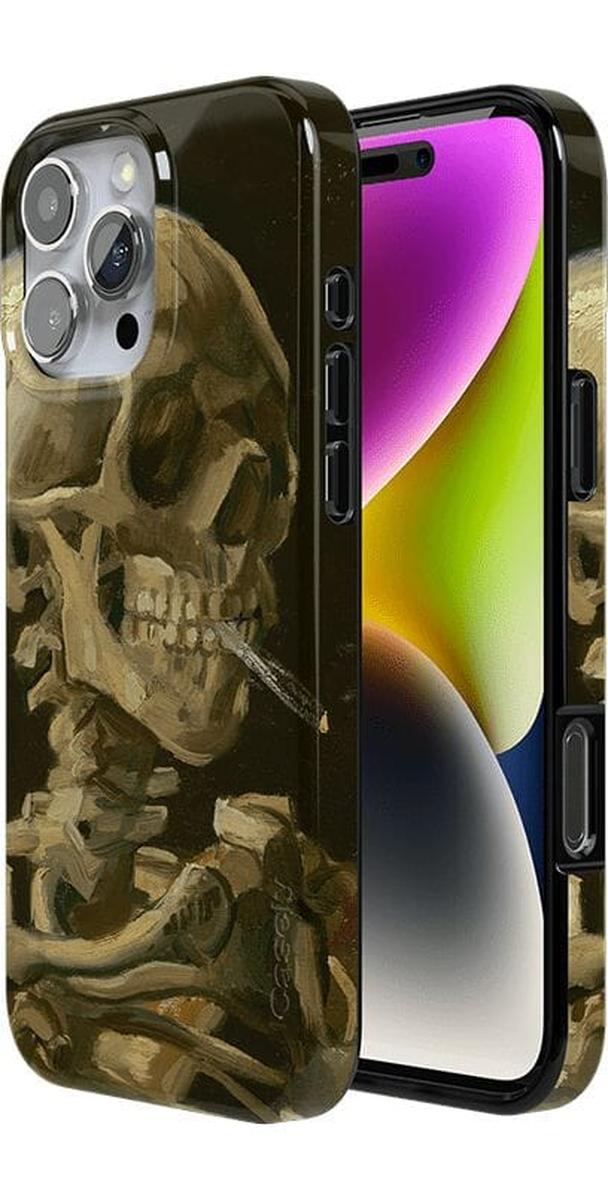 Van Gogh | Head of a Skeleton with a Burning Cigarette Phone Case