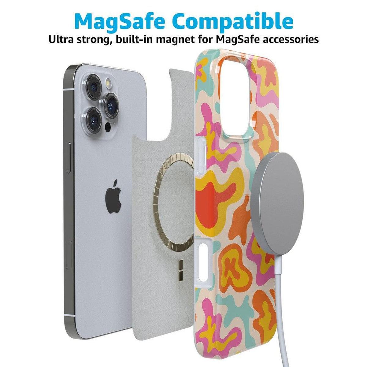 Tropical Color Splash | Abstract Retro Case