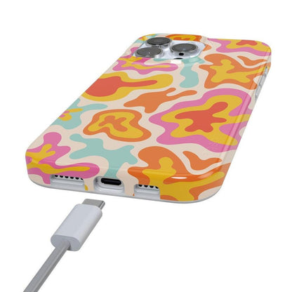 Tropical Color Splash | Abstract Retro Case
