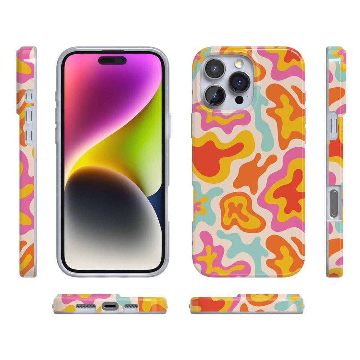Tropical Color Splash | Abstract Retro Case