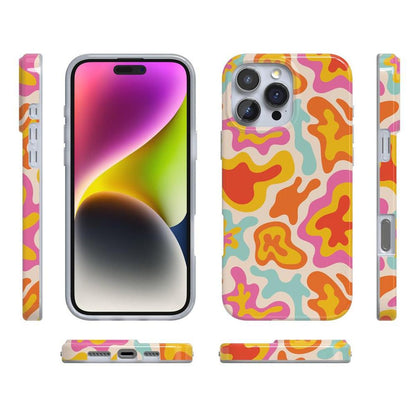 Tropical Color Splash | Abstract Retro Case