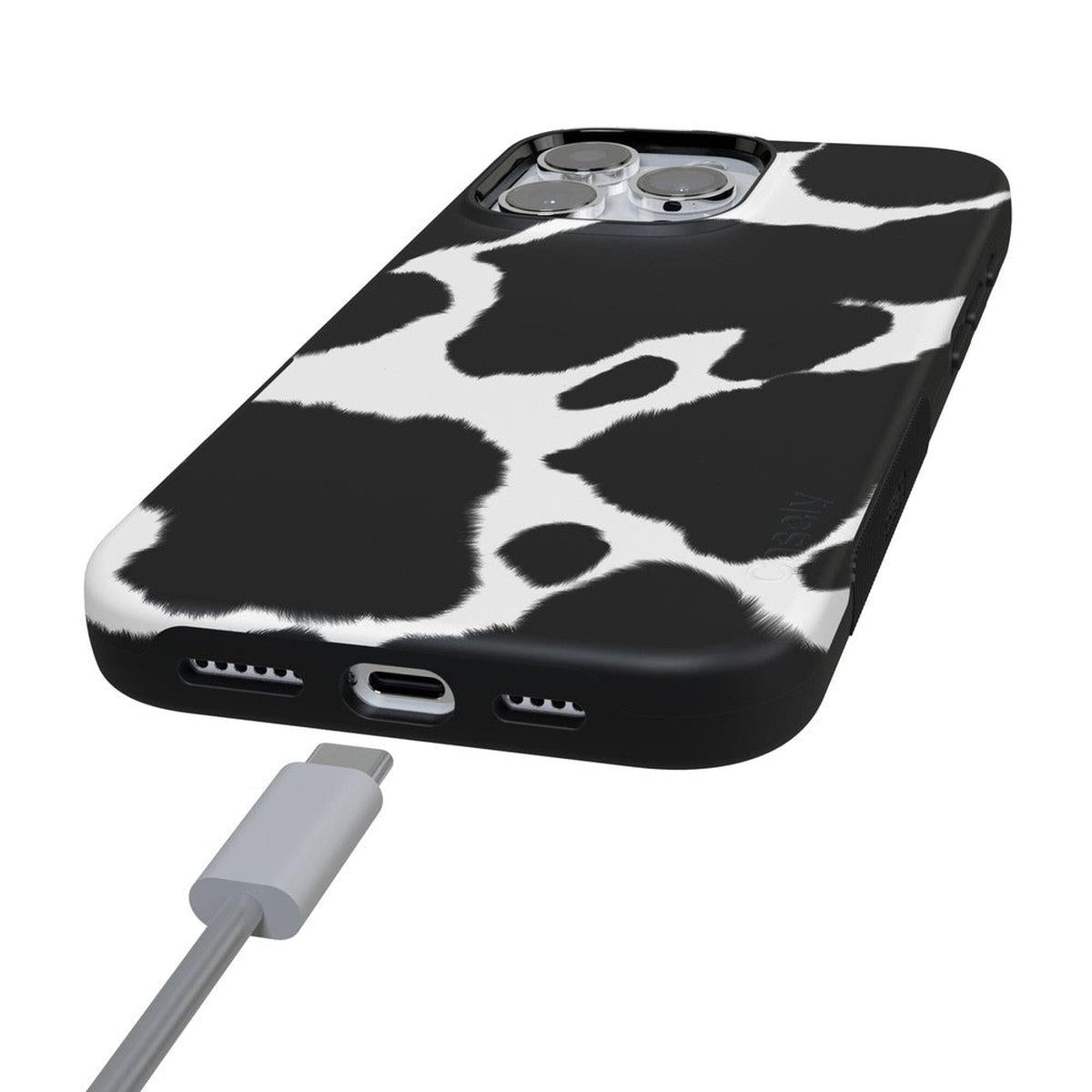 Current MOOd | Cow Print Case