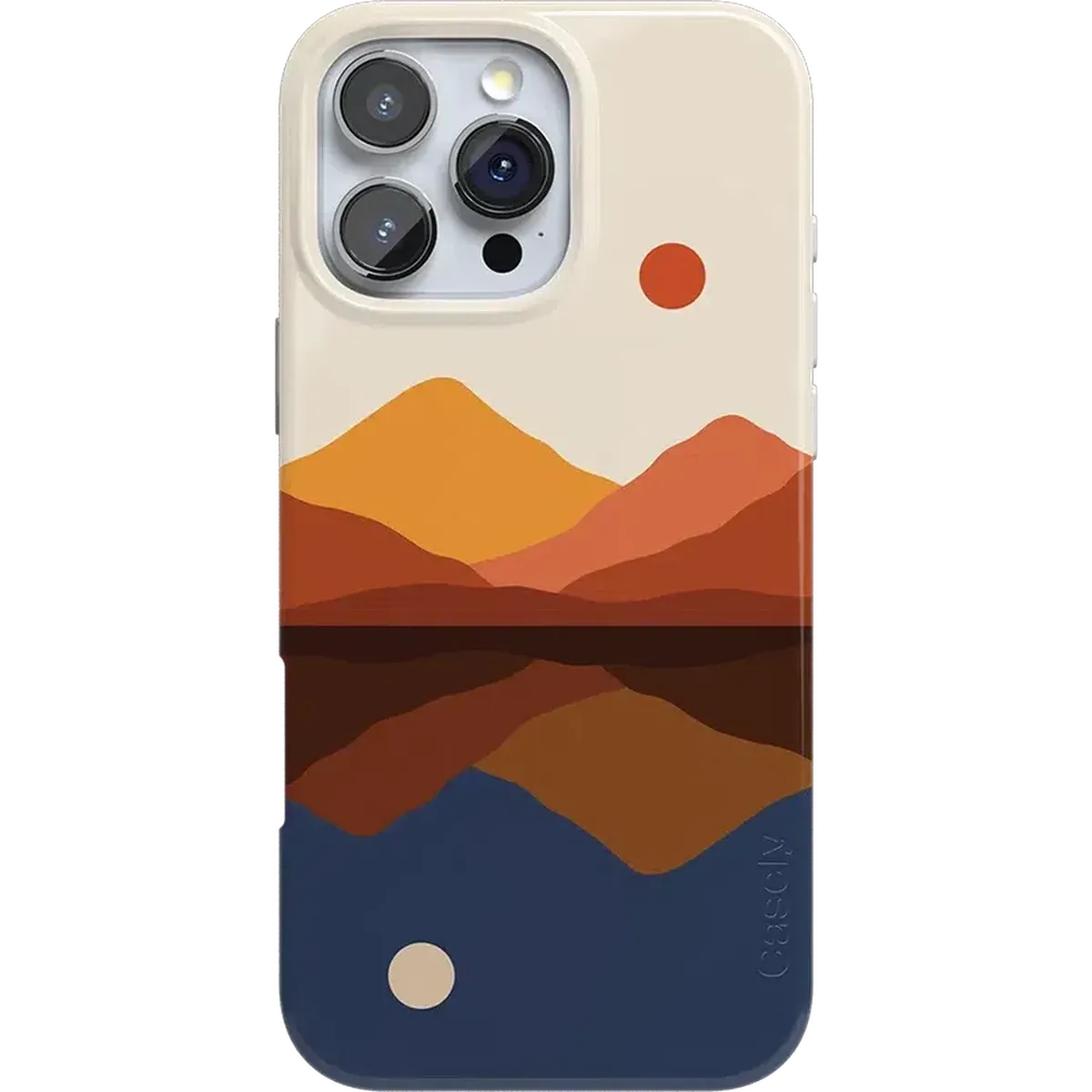 Opposites Attract | Day & Night Colorblock Mountains Case