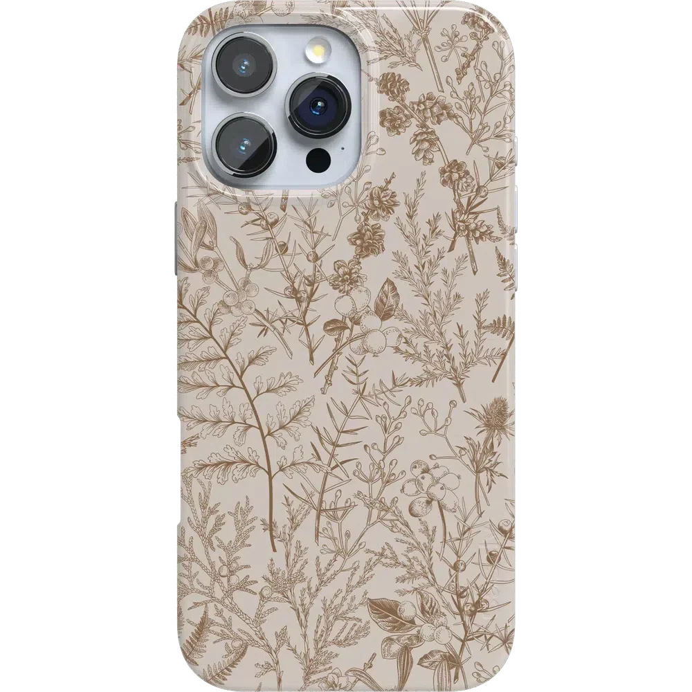Beige Garden | Neutral Floral Case