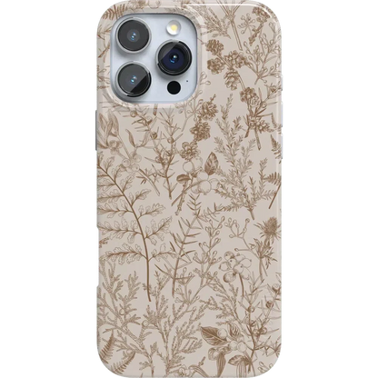 Beige Garden | Neutral Floral Case