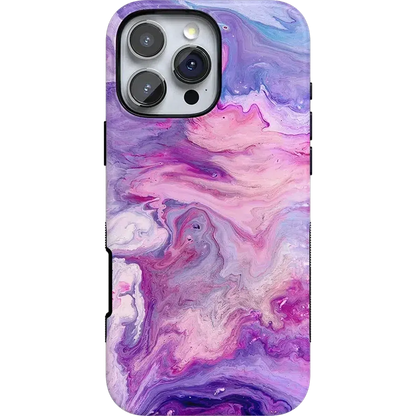 Tie Dying Over You | Purple Marble iPhone Case