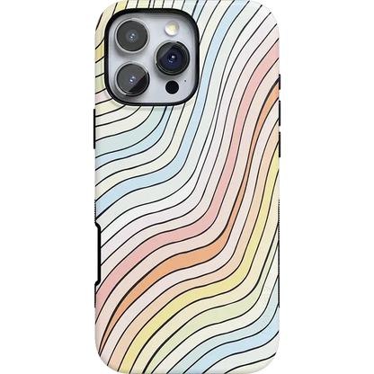 Ride The Wave | Pastel Rainbow Lined Case