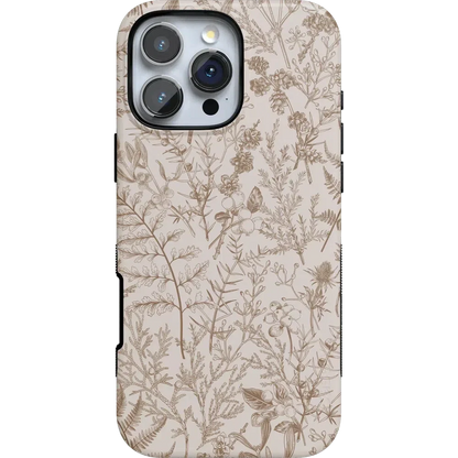 Beige Garden | Neutral Floral Case