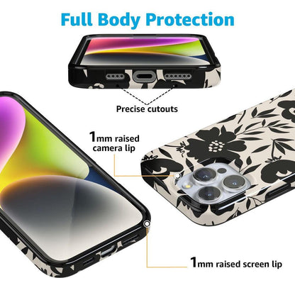 Dark Fantasy | Contrast Floral Case