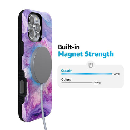 Tie Dying Over You | Purple Marble iPhone Case