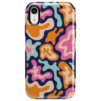 Midnight Color Splash | Abstract Retro Case