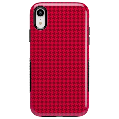 Best Dressed | Red Houndstooth Case