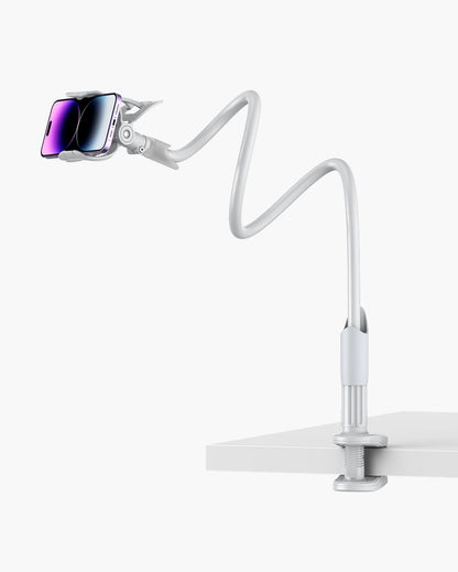 Holder Bed Gooseneck Mount - Cell Phone Clamp Clip for Desk with Grip Flexible Lazy Long Arm for Headboard Bedside