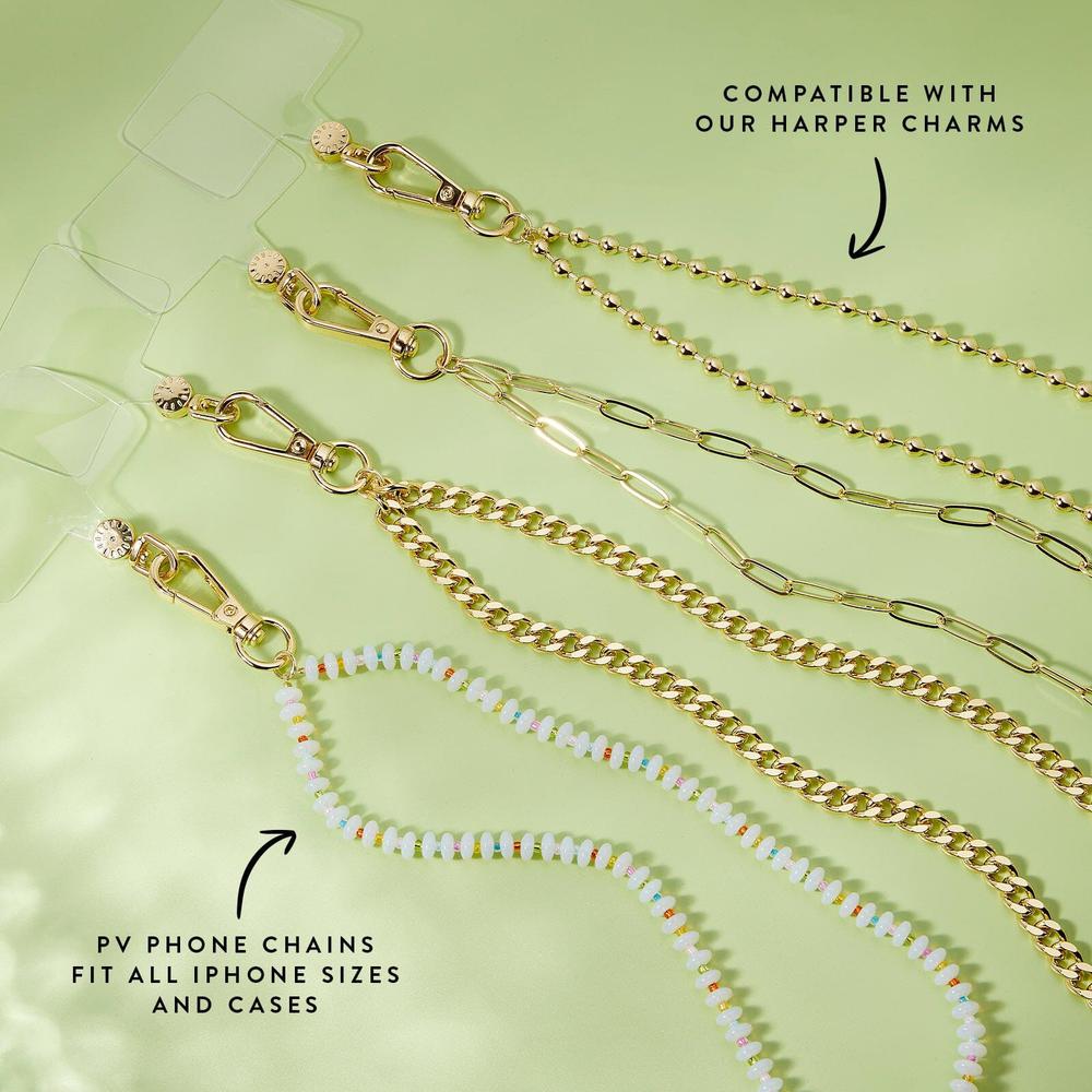 Flat Curb Chain Phone Chain | Pura Vida x Casely