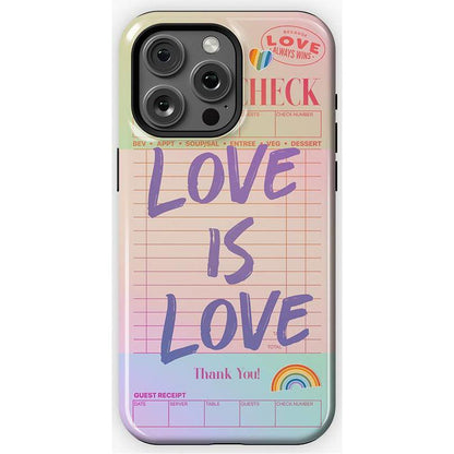 Love is Love | Guest Check Pride Case